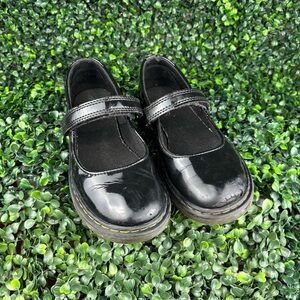 Dr.MARTENS MACCY MARY JANE Black Kids Dress Shoes SIZE 1 girl